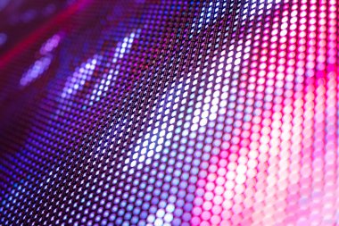 Closeup Led bulanık ekran. Led yumuşak odak arka plan. Soyut 