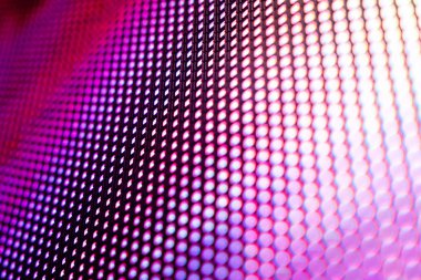 Closeup Led bulanık ekran. Led yumuşak odak arka plan. Soyut 