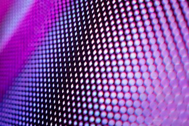 Closeup Led bulanık ekran. Led yumuşak odak arka plan. Soyut 