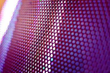 Closeup Led bulanık ekran. Led yumuşak odak arka plan. Soyut 