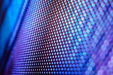 Closeup Led bulanık ekran. Led yumuşak odak arka plan. Soyut 