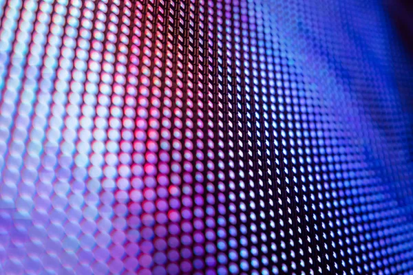 CloseUp LED blurred screen. LED soft focus background. abstract