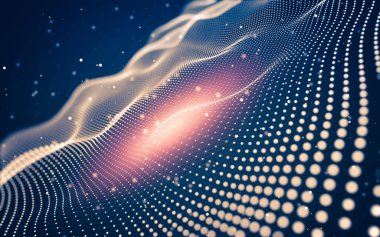 Soyut arka plan. Çokgen şekilli moleküller teknolojisi,