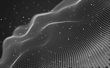 Soyut arka plan. Çokgen şekilli moleküller teknolojisi,