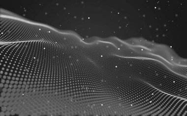 Soyut arka plan. Çokgen şekilli moleküller teknolojisi,