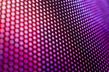 Closeup Led bulanık ekran. Led yumuşak odak arka plan. Soyut 