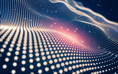 Soyut arka plan. Çokgen şekilli moleküller teknolojisi,