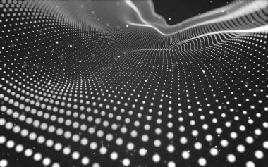 Soyut arka plan. Çokgen şekilli moleküller teknolojisi,