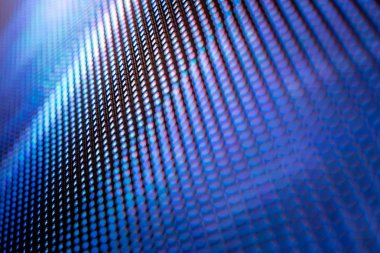 Closeup Led bulanık ekran. Led yumuşak odak arka plan. Soyut 