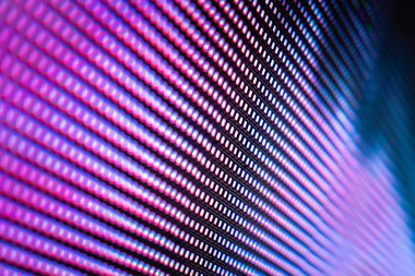 Closeup Led bulanık ekran. Led yumuşak odak arka plan. Soyut 