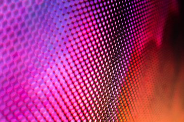 Closeup Led bulanık ekran. Led yumuşak odak arka plan. Soyut 