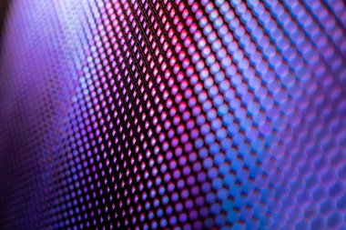 Closeup Led bulanık ekran. Led yumuşak odak arka plan. Soyut 