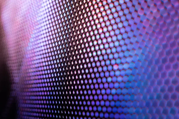 CloseUp LED blurred screen. LED soft focus background. abstract