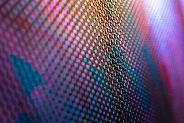 CloseUp LED blurred screen. LED soft focus background. abstract — Stock Photo, Image