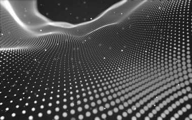 Soyut arka plan. Çokgen şekilli moleküller teknolojisi,