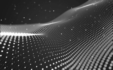 Soyut arka plan. Çokgen şekilli moleküller teknolojisi,