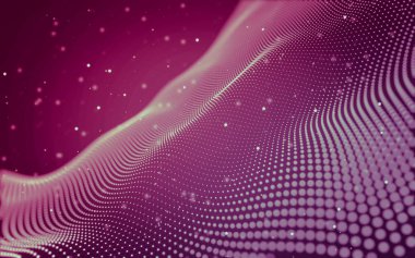 Soyut arka plan. Çokgen şekilli moleküller teknolojisi,