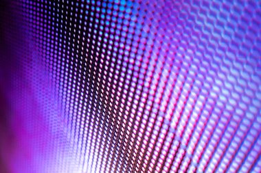 Closeup Led bulanık ekran. Led yumuşak odak arka plan. Soyut 