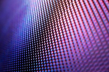 Closeup Led bulanık ekran. Led yumuşak odak arka plan. Soyut 