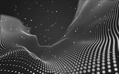 Soyut arka plan. Çokgen şekilli moleküller teknolojisi,