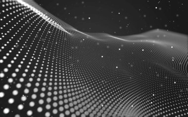 Soyut arka plan. Çokgen şekilli moleküller teknolojisi,