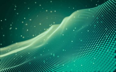 Soyut arka plan. Çokgen şekilli moleküller teknolojisi,