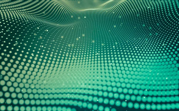 Soyut arka plan. Çokgen şekilli moleküller teknolojisi,