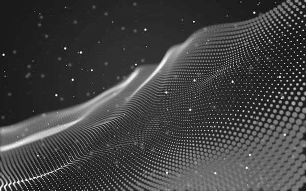 Soyut arka plan. Çokgen şekilli moleküller teknolojisi,