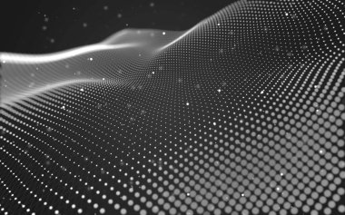 Soyut arka plan. Çokgen şekilli moleküller teknolojisi,