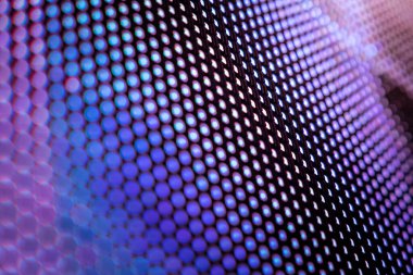 Closeup Led bulanık ekran. Led yumuşak odak arka plan. Soyut 