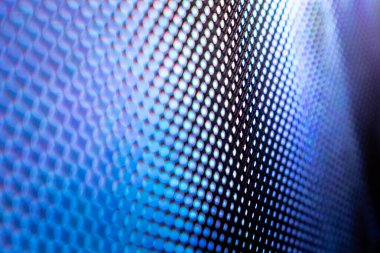 Closeup Led bulanık ekran. Led yumuşak odak arka plan. Soyut 