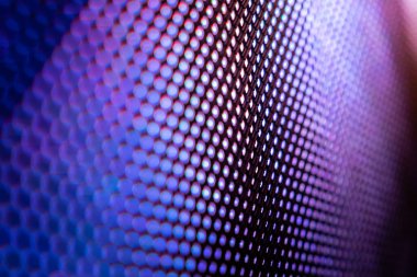 Closeup Led bulanık ekran. Led yumuşak odak arka plan. Soyut 