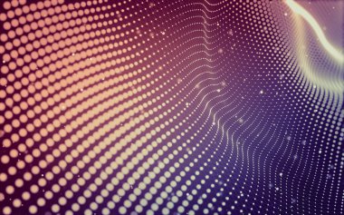 Soyut arka plan. Çokgen şekilli moleküller teknolojisi,