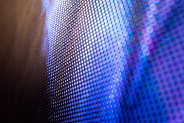 Closeup Led bulanık ekran. Led yumuşak odak arka plan. Soyut 