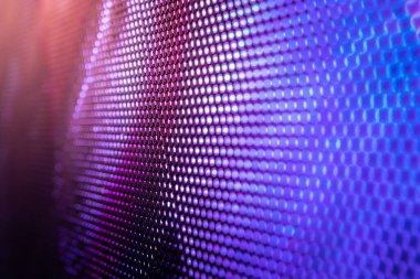 Closeup Led bulanık ekran. Led yumuşak odak arka plan. Soyut 