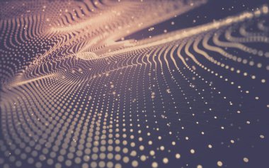 Soyut arka plan. Çokgen şekilli moleküller teknolojisi,