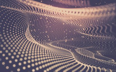 Soyut arka plan. Çokgen şekilli moleküller teknolojisi,