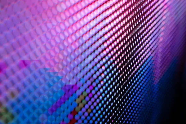 CloseUp LED blurred screen. LED soft focus background. abstract — Stock Photo, Image