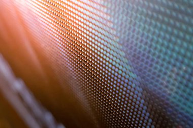 Closeup Led bulanık ekran. Led yumuşak odak arka plan. Soyut 