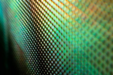 Closeup Led bulanık ekran. Led yumuşak odak arka plan. Soyut 