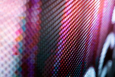 Closeup Led bulanık ekran. Led yumuşak odak arka plan. Soyut 