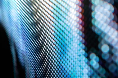 Closeup Led bulanık ekran. Led yumuşak odak arka plan. Soyut 