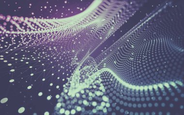 Soyut arka plan. Çokgen şekilli moleküller teknolojisi,