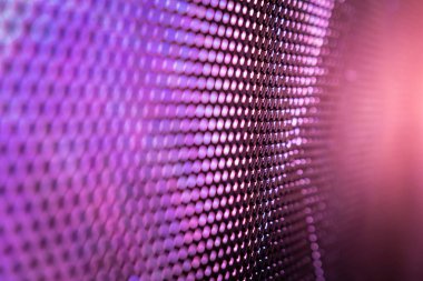 Closeup Led bulanık ekran. Led yumuşak odak arka plan. Soyut 