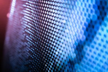 Closeup Led bulanık ekran. Led yumuşak odak arka plan. Soyut 