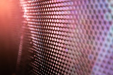 Closeup Led bulanık ekran. Led yumuşak odak arka plan. Soyut 