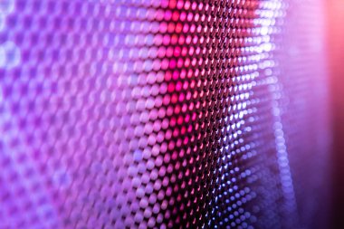 Closeup Led bulanık ekran. Led yumuşak odak arka plan. Soyut 