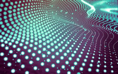 Soyut arka plan. Çokgen şekilli moleküller teknolojisi,