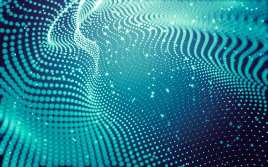 Soyut arka plan. Çokgen şekilli moleküller teknolojisi,