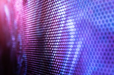 Closeup Led bulanık ekran. Led yumuşak odak arka plan. Soyut 